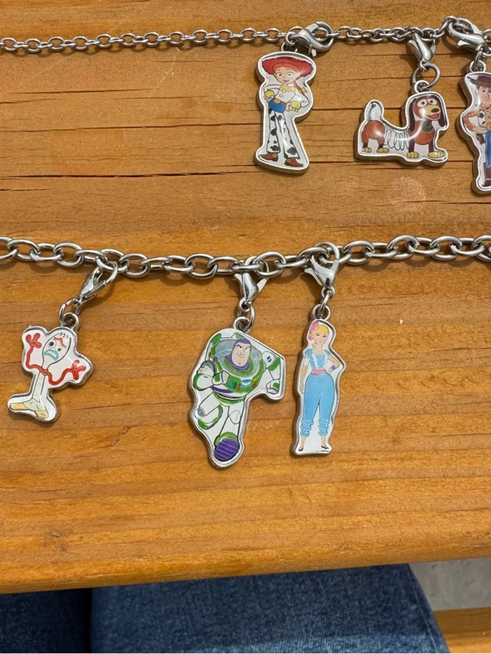 Toy Story Charm Bracelet and necklace set with Jessie, Buzz, Woody & Friends